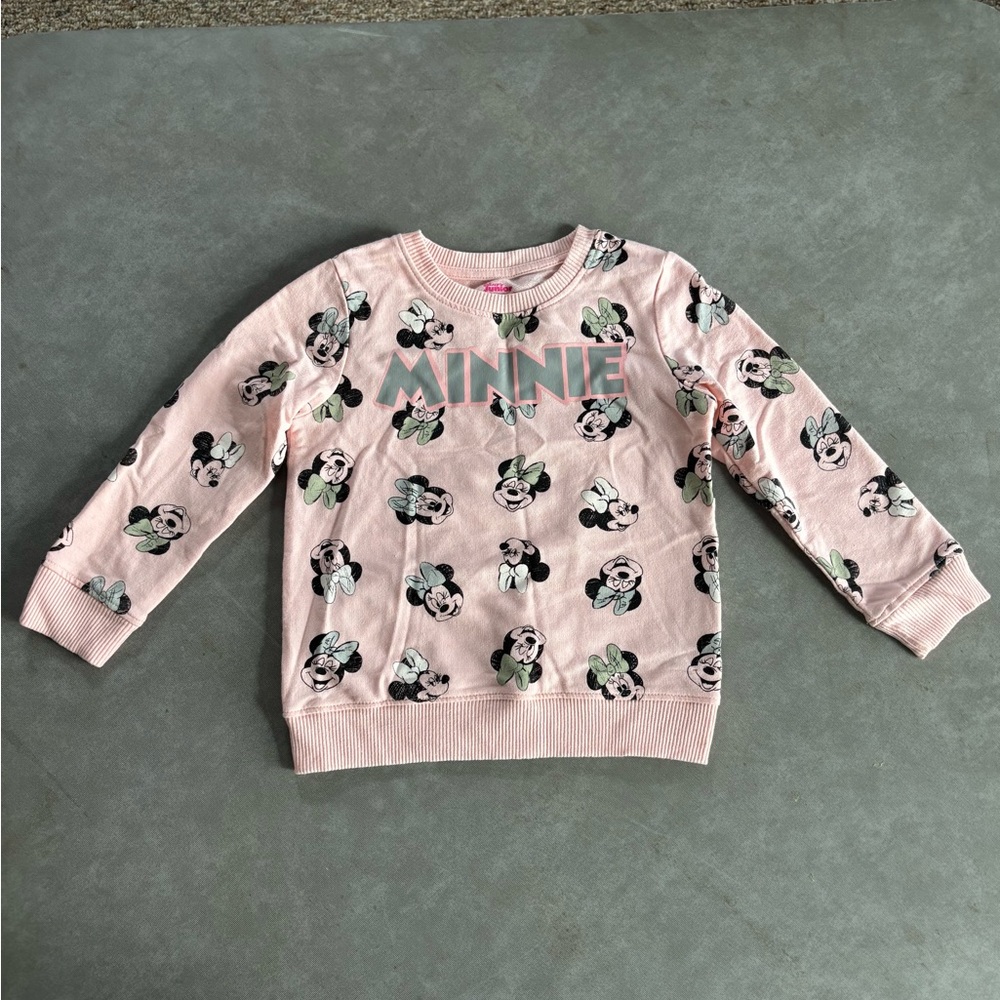 Disney Junior Minnie Pink Sweatshirt NWOT girls 4T